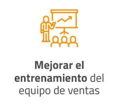 Mejorar el entrenamiento del equipo de venta