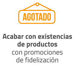 Acabar con existencias de productos con promociones finalizadas